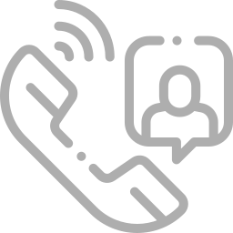 icon contact tel w